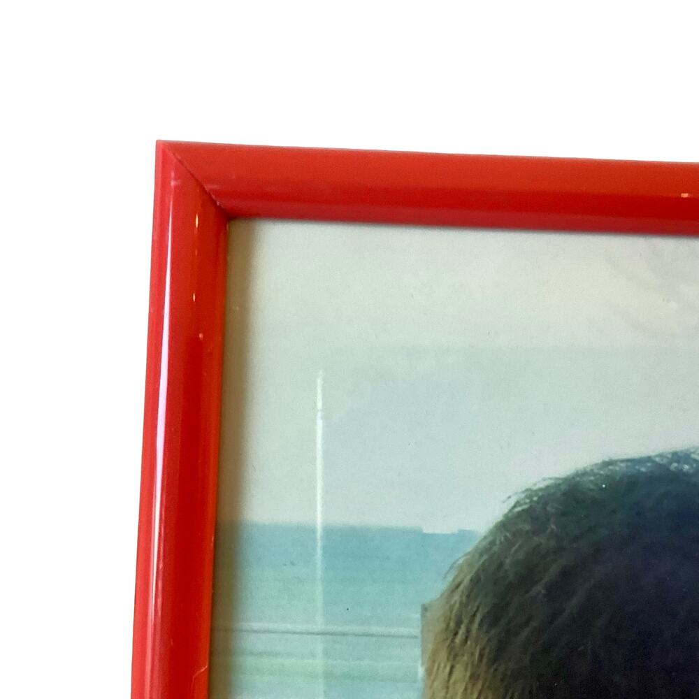 Red Plastic Picture Frame - Picture 3 of 6